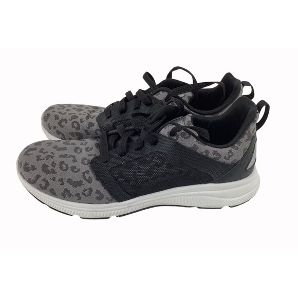 Avia Gray Wmens Leopard Print Athletic Sneakers Size 9 - Picture 4 of 8